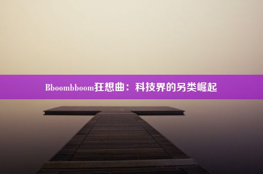 Bboombboom狂想曲：科技界的另类崛起