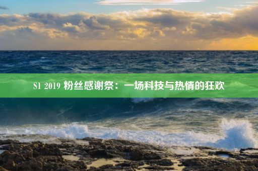 S1 2019 粉丝感谢祭：一场科技与热情的狂欢