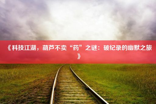 《科技江湖，葫芦不卖“药”之谜：破纪录的幽默之旅》