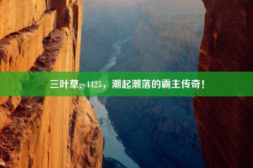 三叶草gy4425，潮起潮落的霸主传奇！
