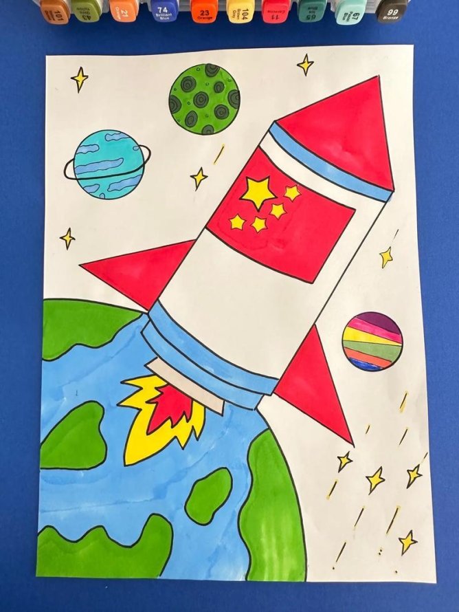 如何用简单的笔触描绘浩瀚宇宙？