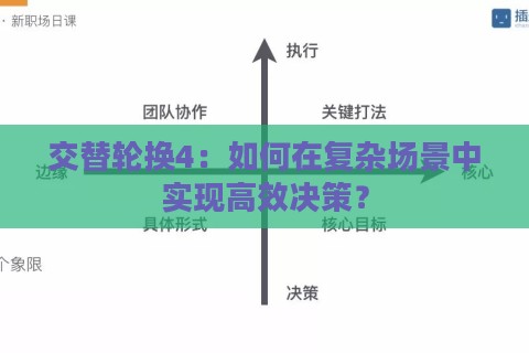 交替轮换4：如何在复杂场景中实现高效决策？
