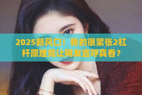 2025新风口！我的很紧张2杠杆原理竟让网友直呼真香？