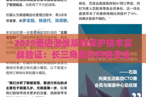 2025酒店激战版权保护技术实战验证：长三角数字内容安全深度解析