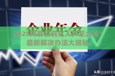 2025网易云弱化人声怎么关：最新解决办法大揭秘