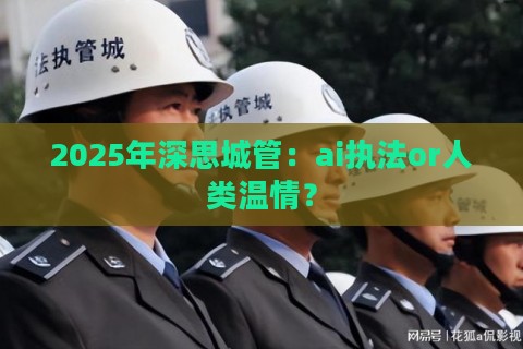 2025年深思城管：ai执法or人类温情？