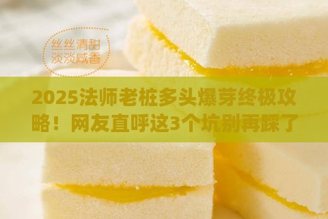 2025法师老桩多头爆芽终极攻略！网友直呼这3个坑别再踩了
