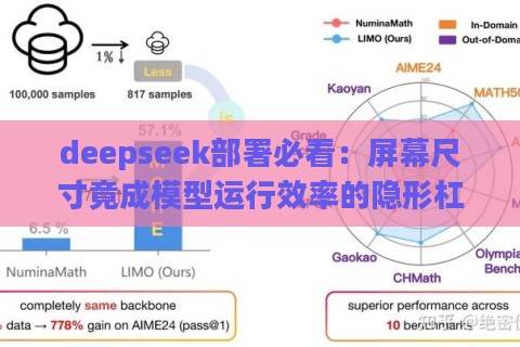 deepseek部署必看：屏幕尺寸竟成模型运行效率的隐形杠杆？