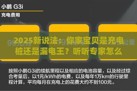 2025新说法：你家宝贝是充电桩还是漏电王？听听专家怎么怒怼放松误区
