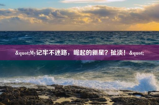 "My记牢不迷路,崛起的新星?扯淡!"