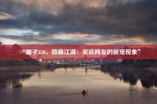 “椰子350,颜霸江湖:笑谈网友的新宠现象”