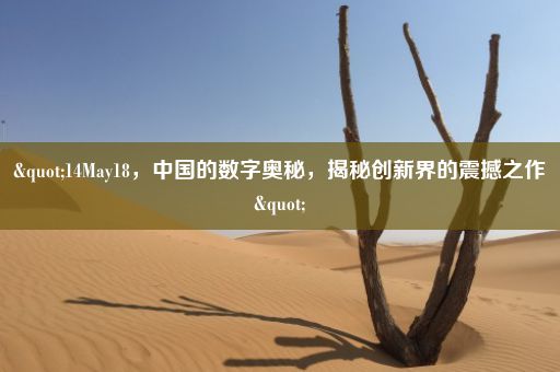 "14May18,中国的数字奥秘,揭秘创新界的震撼之作"