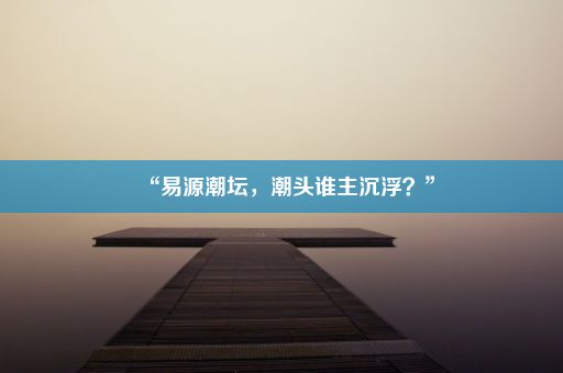 “易源潮坛,潮头谁主沉浮?”