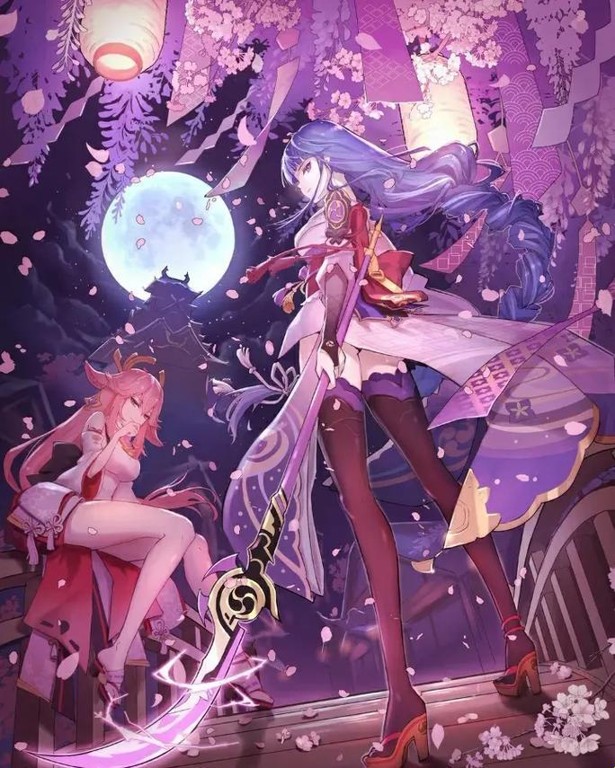 "八重神子携手雷电将军,网友直呼:这是什么神仙契合!"