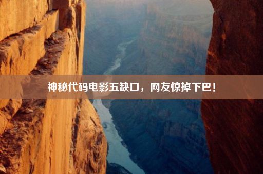 神秘代码电影五缺口,网友惊掉下巴!